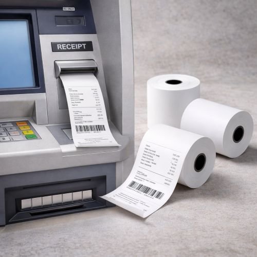 Thermal paper roll for POS billing and receipt printing by Dodiya Enterprise Himatnagar